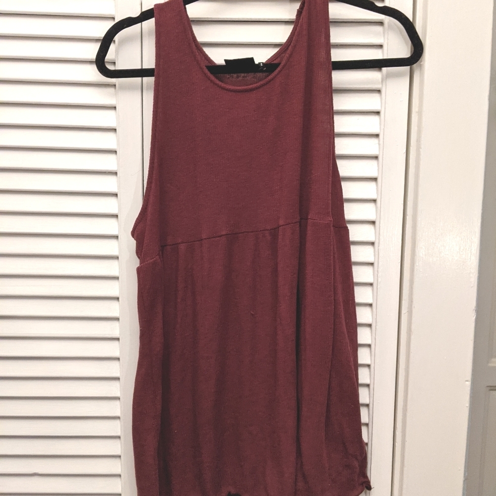 Out from under babydoll top